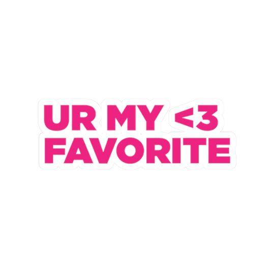 NCT "UR MY FAVORITE" STICKER