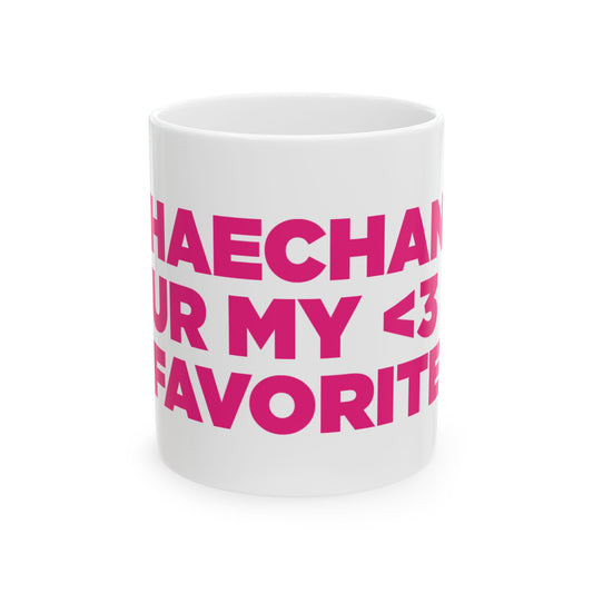 NCT 'UR MY FAVORITE' HAECHAN VERSION MUG