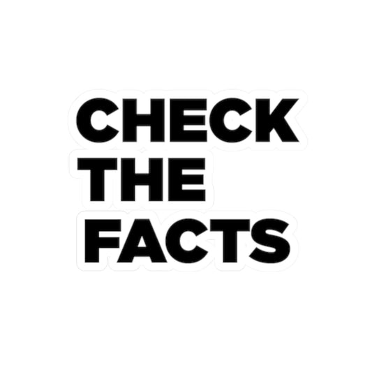 NCT 'CHECK THE FACTS' STICKER