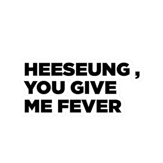 ENHYPEN "GIVE ME FEVER" HEESEUNG STICKER VERSION